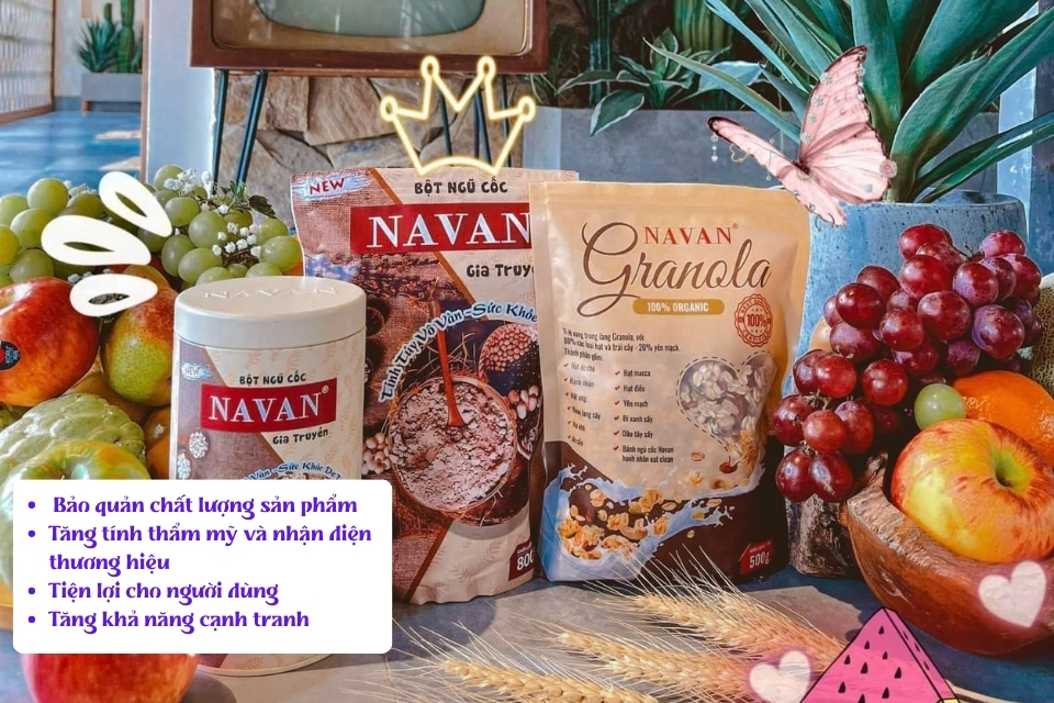 Bao Bì Ngũ Cốc Dinh Dưỡng Chuyên Dụng – Bền Đẹp, In Ấn Sắc Nét 11 Công dụng vượt trội của bao bì ngũ cốc