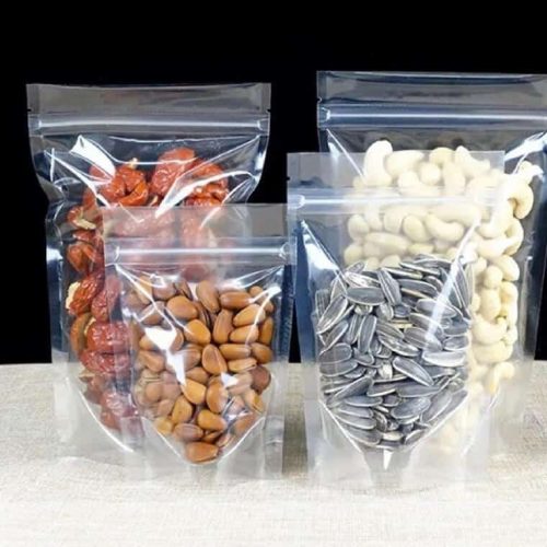 Túi zipper 2 mặt trong suốt