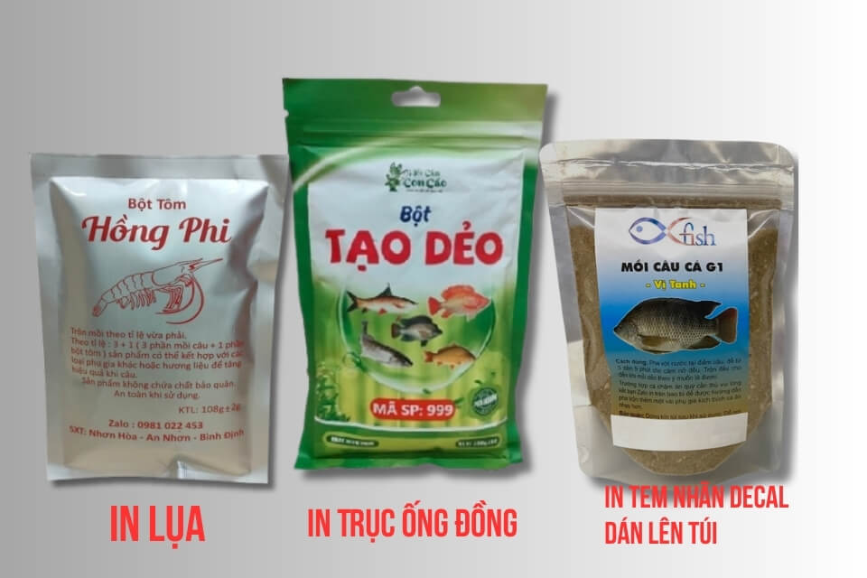 Bao Bì Mồi Câu Cá Cao Cấp – Lựa Chọn Chất Liệu, Kiểu Dáng & Thiết Kế In Ấn Tối Ưu 13 Các Công nghệ in ấn bao bì mồi câu cá
