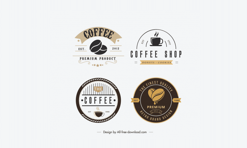 Mẫu logo quán cafe