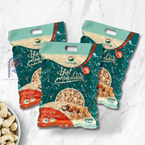 bao bì hạt điều hút chân không
