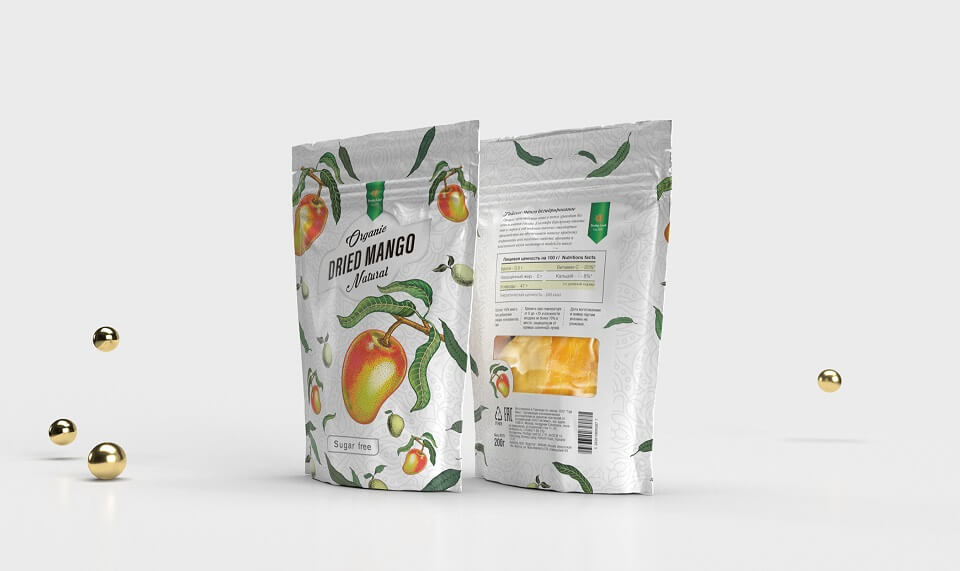 Bao Bì Xoài Sấy Dẻo Chất Lượng Cao - Thiết Kế In Ấn Đẹp, Giá Rẻ 15 bao bì xoài sấy thiết kế hiện đại