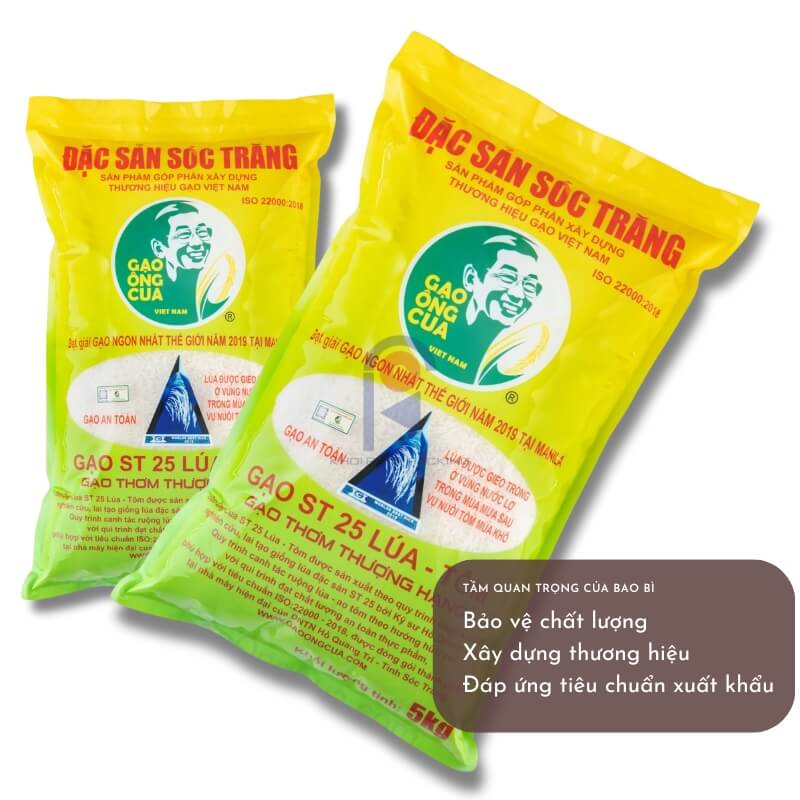 Tầm quan trọng của bao bì gạo