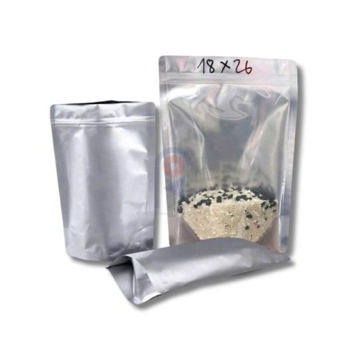 Túi zip bạc 1 mặt và 2 mặt đựng thực phẩm