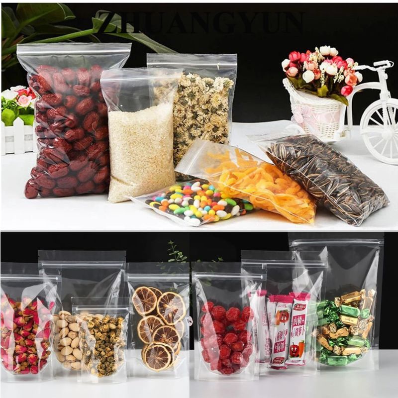 Túi zipper đựng thực phẩm tươi ngon, an toàn