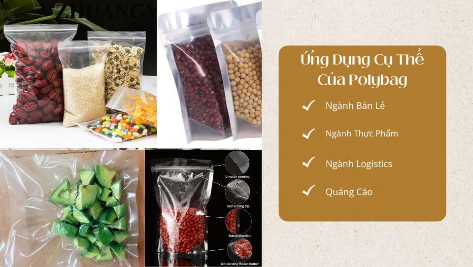 polybag được sử dụng rộng rãi