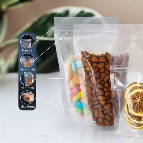 Cấu tạo túi zipper 2 mặt trong