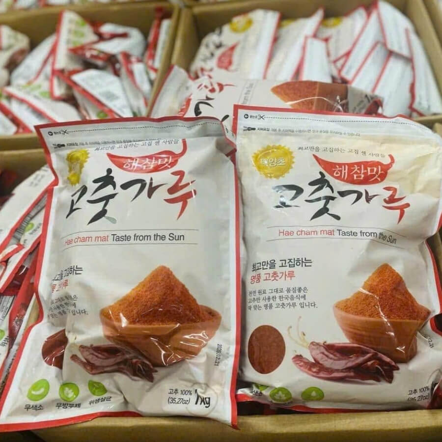Túi đựng bớt ớt hàn quốc in ống đồng phủ chỉ điểm