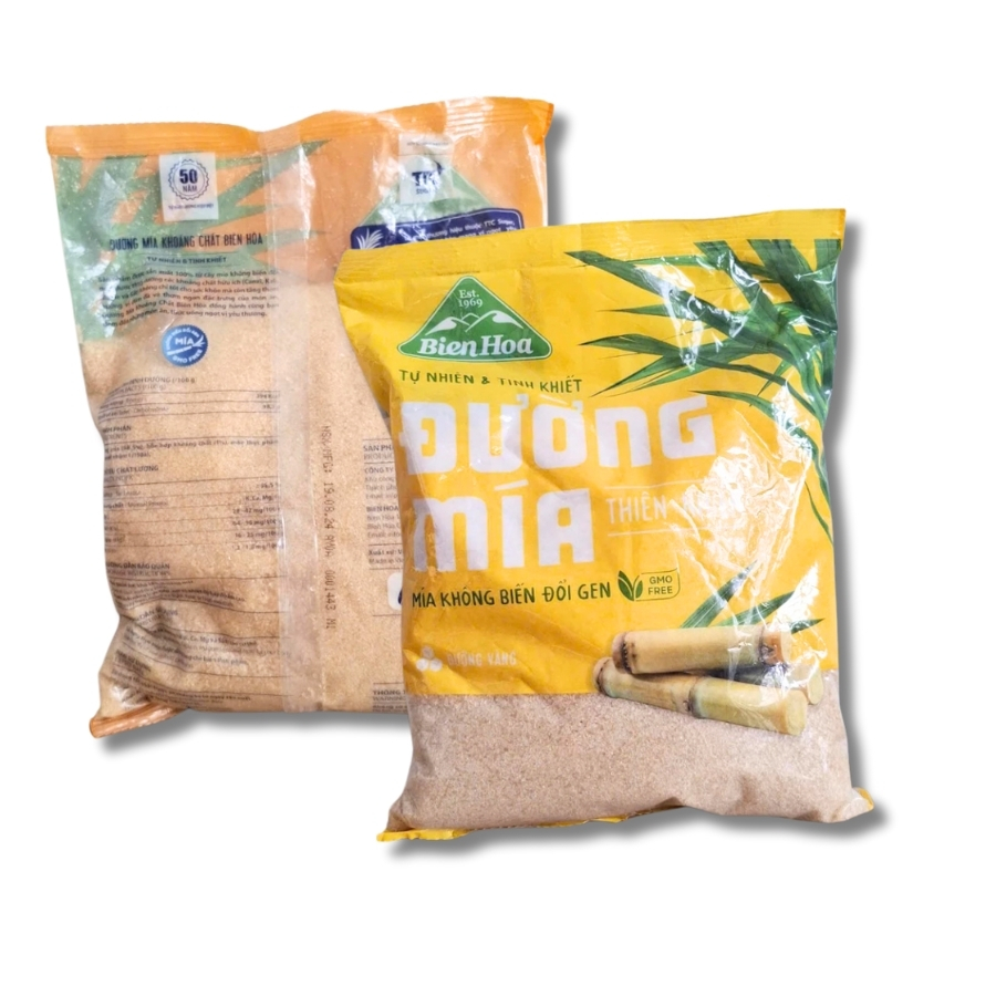Bao Bì Đường Mía 500gr & 1kg: Tiện Lợi Cho Đường Cát, Đường Mía 3 Túi đựng đường mía 1kg hàn lưng giữa