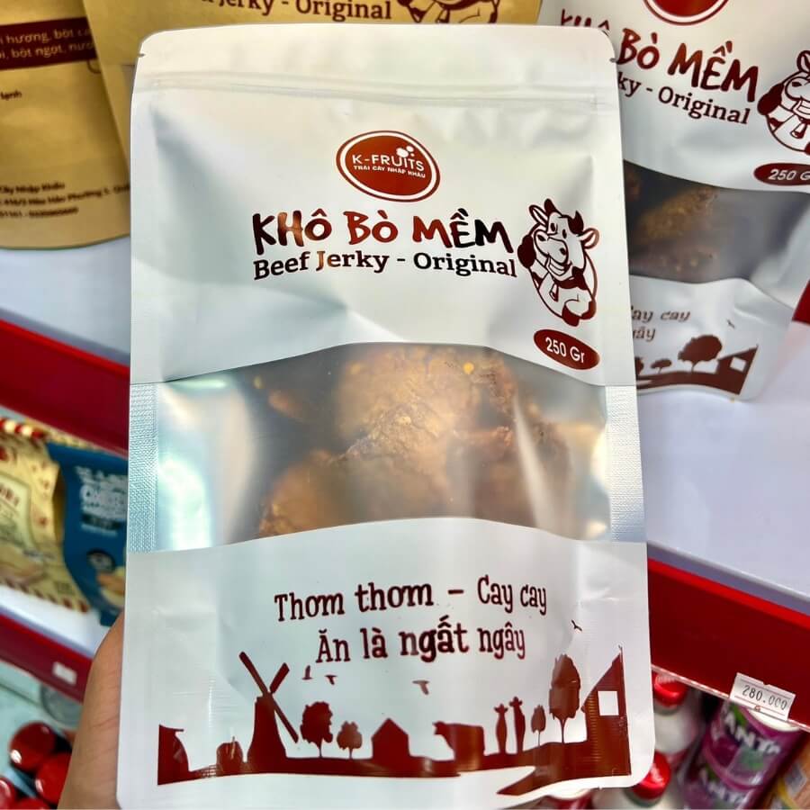 Túi khô bò có cửa sổ
