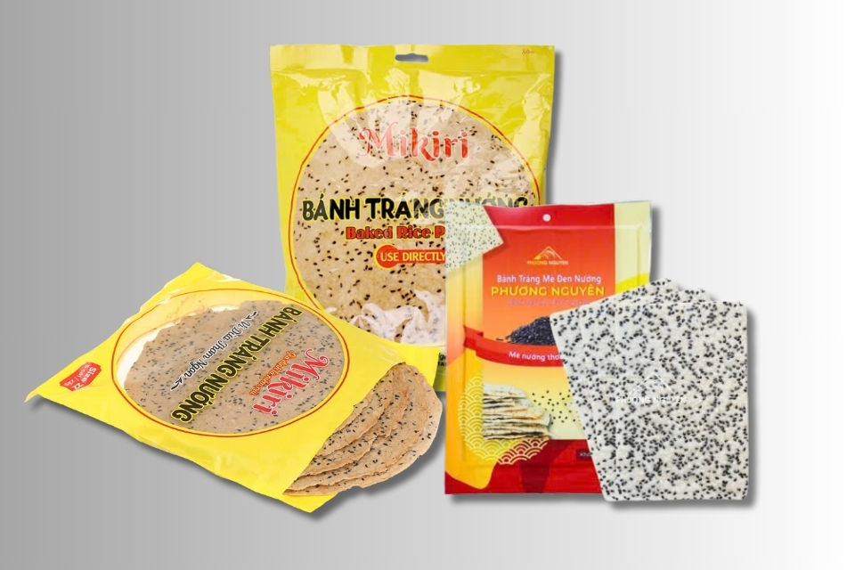 Bao Bì Bánh Tráng Chuyên Dụng: Giữ Trọn Độ Mềm Dẻo, Nâng Tầm Thương Hiệu Việt 12 Túi màng ghép đựng bánh tráng in trục đồng