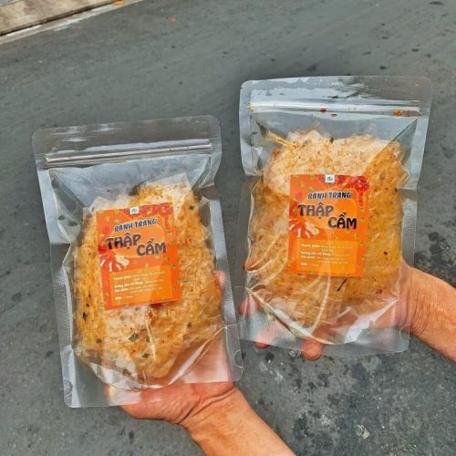 túi zip 2 mặt trong đựng bánh tráng
