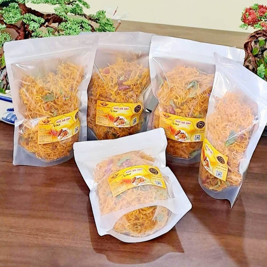 Bao Bì Khô Gà Giữ Trọn Vị Cay Nồng, Nâng Tầm Thương Hiệu 4 Túi zip đựng khô gà