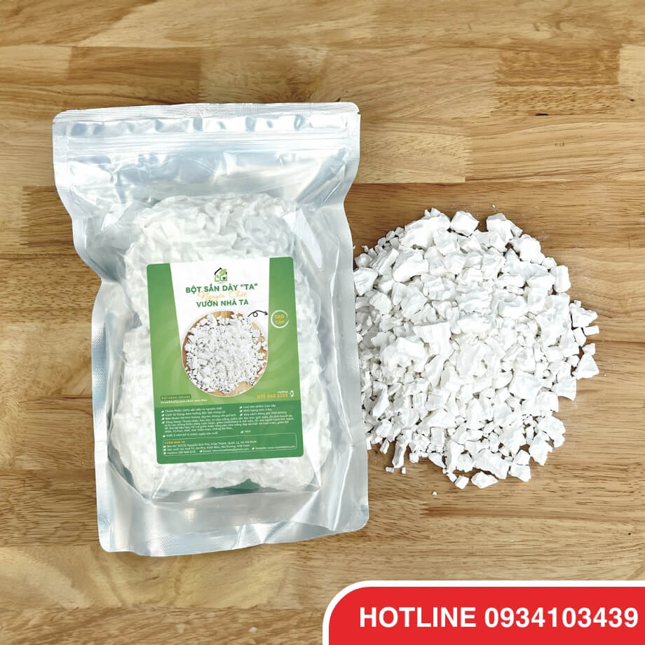bao bì bột sắn dây dán decal