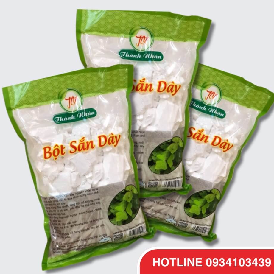 bao bì bột sắn dây in ấn sắc nét