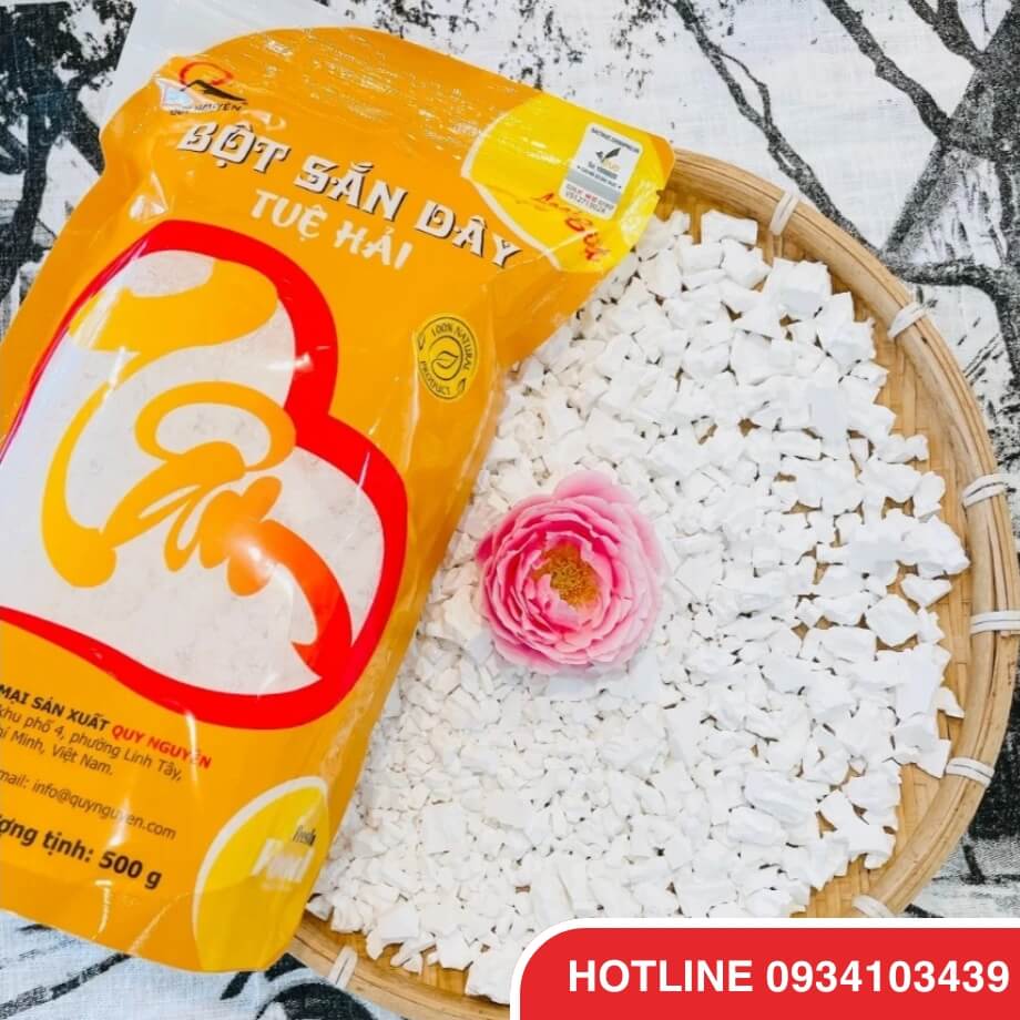 Mẫu túi đựng bột sắn dây đẹp
