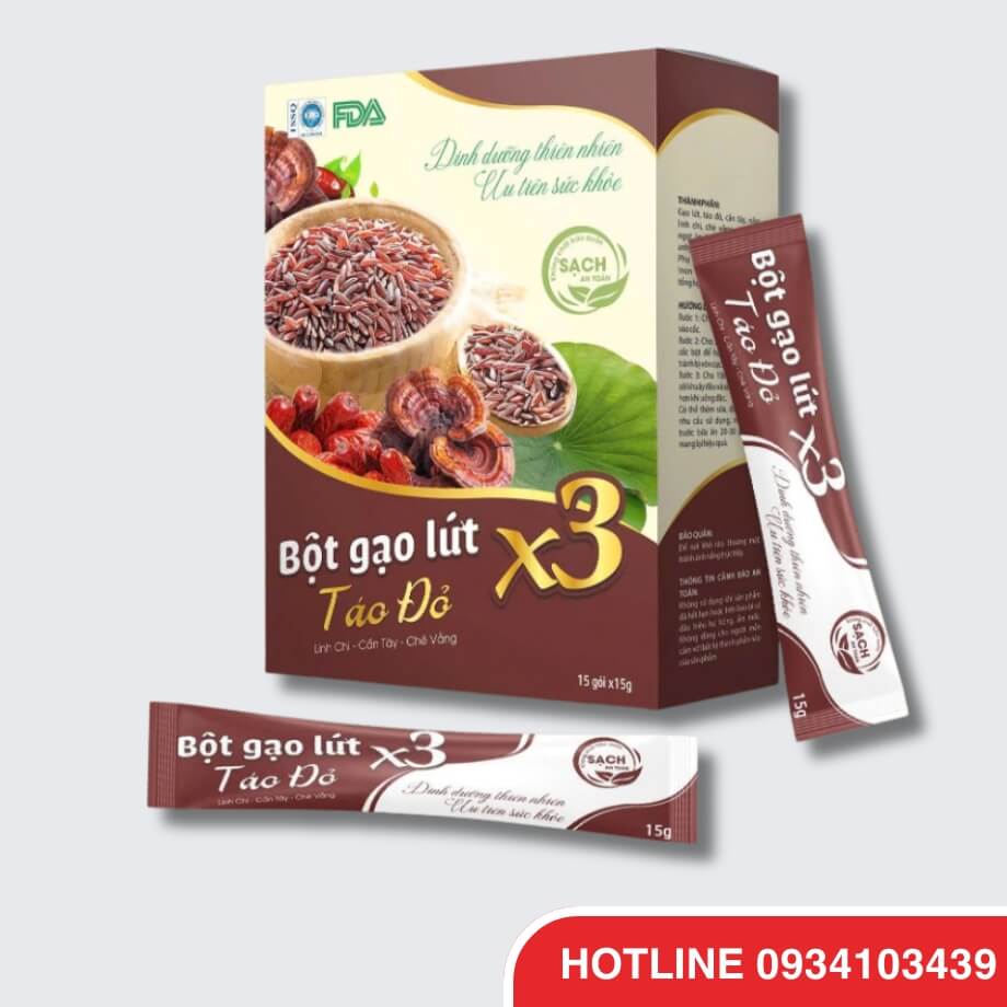 Túi đựng bột gạo lứt đóng gói nhỏ