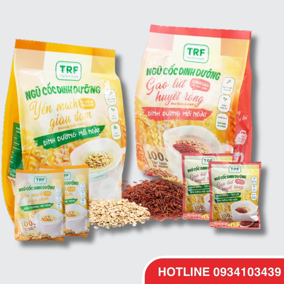 Túi zipper đựng bột gạo lứt